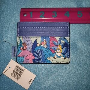 Disney Blue and Pink Alice Card Holder